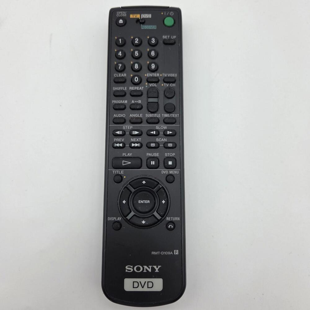Genuine Sony RMT-D109A Remote Control for DVD Player DVP-S33 DVP-S330 - Tested